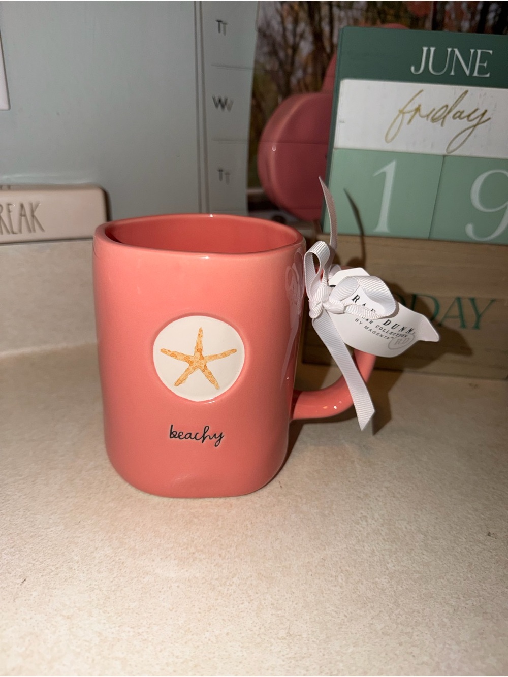Rae dunn beachy mug